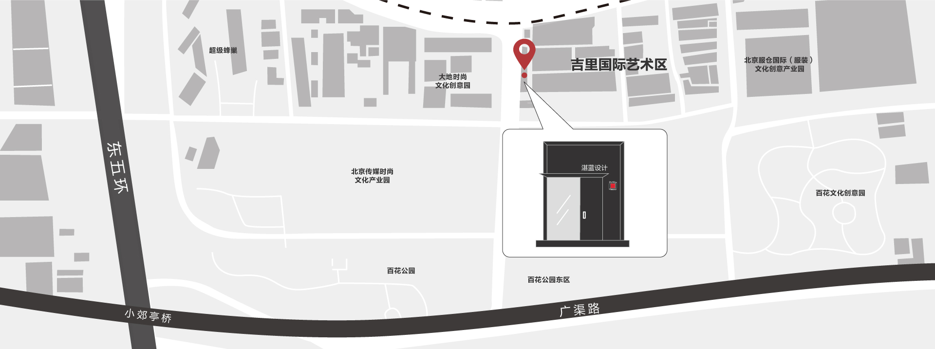 北京湛藍設計地圖